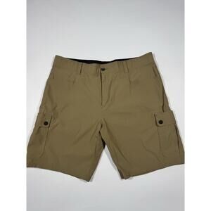 Orvis Cargo Shorts Mens 38 Brown Outdoor Hiking Fishing Lightweight